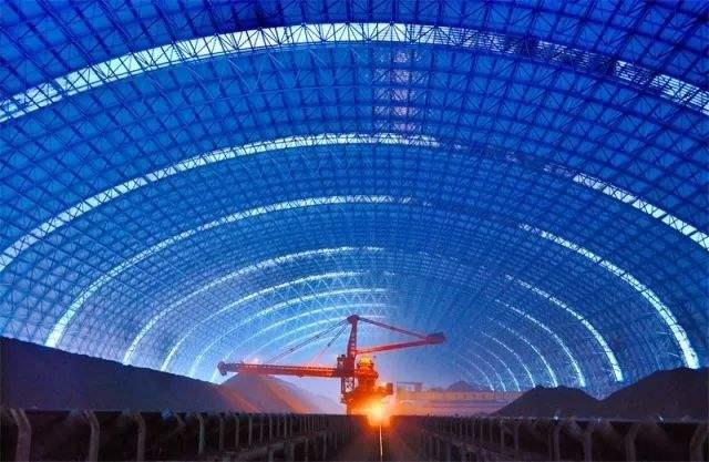 江西亿优钢构工程师为您解析原料场封闭技术的特点和类型