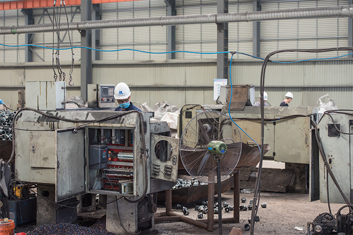 江西网架配件-锥头加工车间